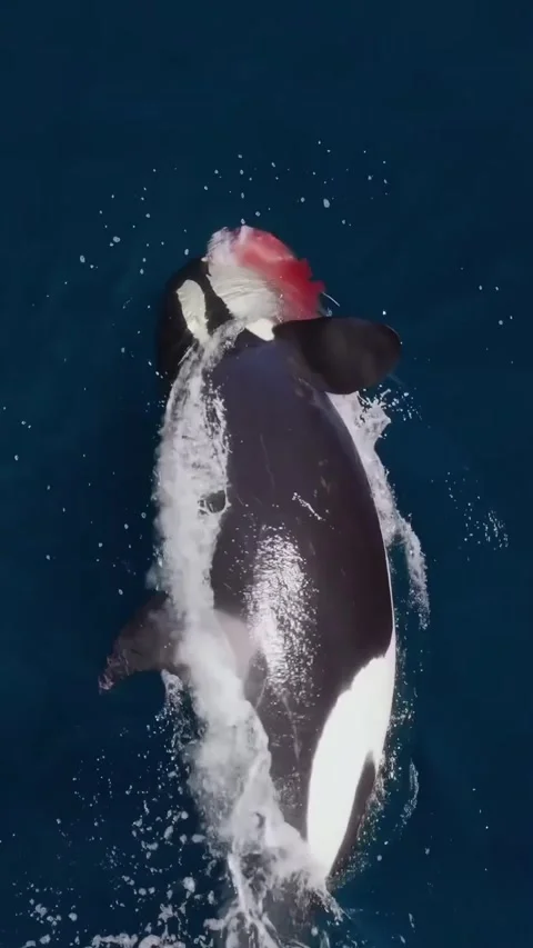 Orca the killer whale 스톡 동영상 332553520