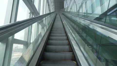 Orchard Central Mall escalator Stockbeeldmateriaal 266138745