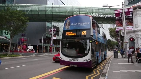Orchard Road in Singapore Stock Footage 48873354