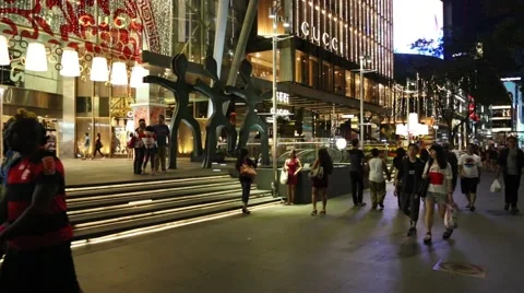 Orchard Road in Singapore Stock Footage 48873777