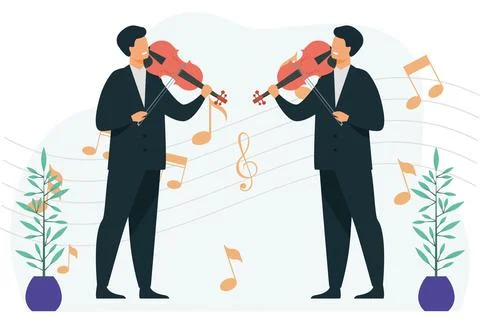 Orchestra Concept Illustration Stock Illustration