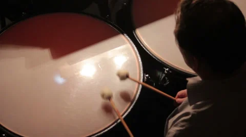 Orchestra drummer from the orchestra pit Video stock 31778350