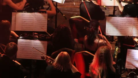 Orchestra musicians Stockbeeldmateriaal 86424464