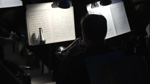 Orchestra pit. Stock Footage 220304152