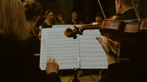 The orchestra is playing Strauss Vidéo 112758626