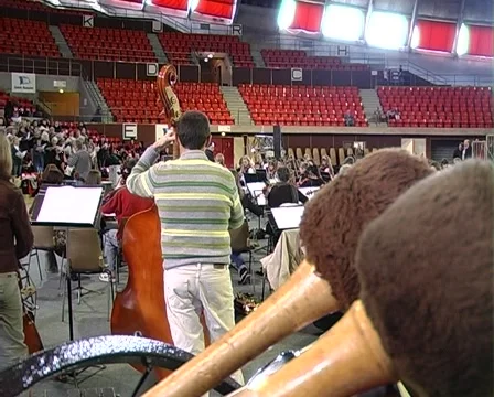 Orchestra rehearsal Video stock 1674680