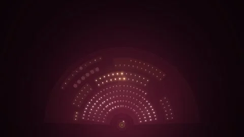 Orchestra Seating Chart Sections Lighting Up on Conductor Cues Seamless Loop Видео 347567666