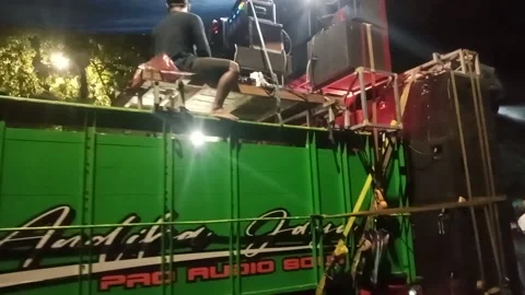 Orchestra sound system 库存影片 216801068