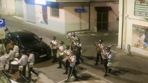Orchestra on the Street, Public Performances.  Stock Footage 231141577