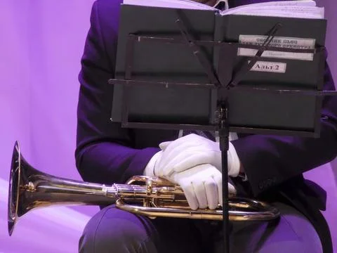 The orchestra surprises Stock Photos