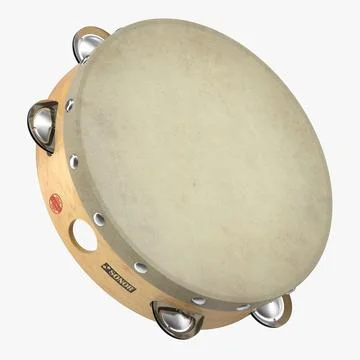 Orchestral Tambourine 3D Model