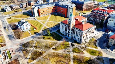 Orchestrated in a Pattern - SU Campus - Syracuse, NY Foto stock