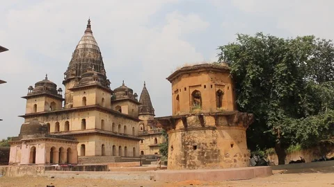 Orchha Fort complex Stock Footage 101746272
