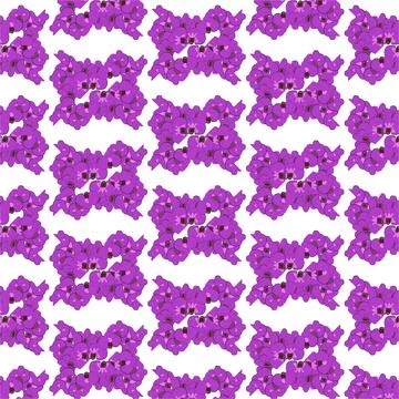 Orchid floral pattern. Stock Illustration