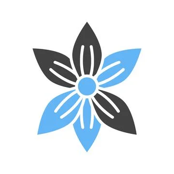 Orchid Icon Image. Stock Illustration