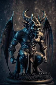 Orcus figurine Stock Illustration