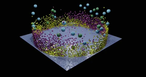 Order and chaos in a vortex 動画素材 199959249