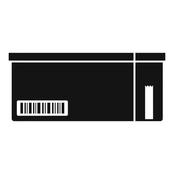 Order box icon simple . Delivery package 스톡 일러스트