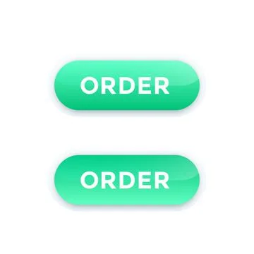 Order button, vector イラスト素材