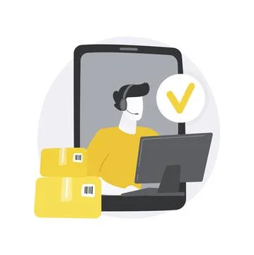 Order complete abstract concept vector illustration. Stock Illustration