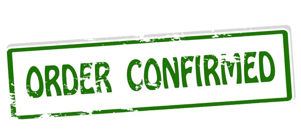 Order confirmed イラスト素材