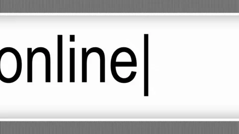 Order food online - Computer Generated Animated Browser Search Button Video stock 74627154