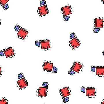 Order free shipping vector seamless pattern Illustrazione stock