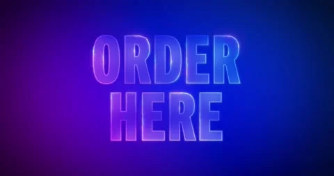 Order here. Particle Logo. Text Animation 스톡 동영상 136074275