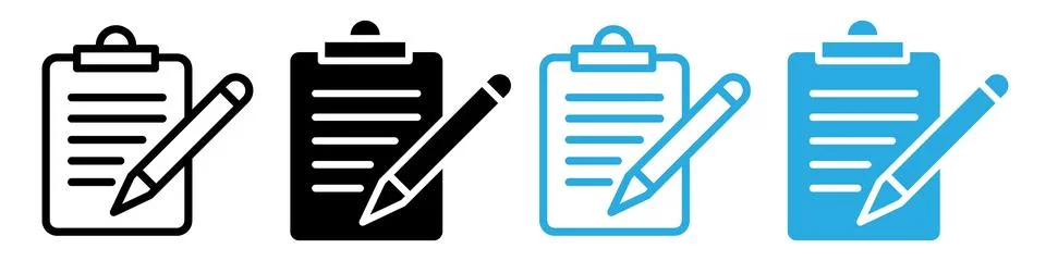 Order icon logo set vector Stock Illustration