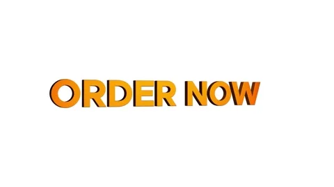 Order now 3D text looped animation word on super discount offer Stock Footage 313665064