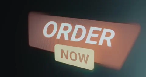 Order Now button for websites and apps Stock Footage 314573282