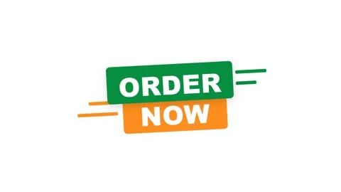 Order Now Call to Action Button Banner Stock Footage 341960960