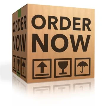 Order now Stock Illustration