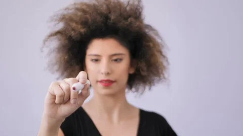 Order online sign handwrite Stock Footage 104965645