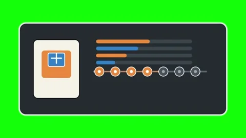 Order Pickup Queue Number Green Screen Overlay Video stock 342722661