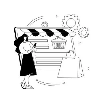 Order processed abstract concept vector illustration. Stock Illustration