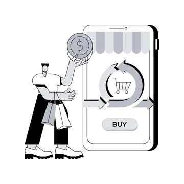 Order processed abstract concept vector illustration. Stock Illustration