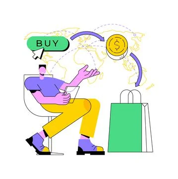 Order processing abstract concept vector illustration. Stock Illustration