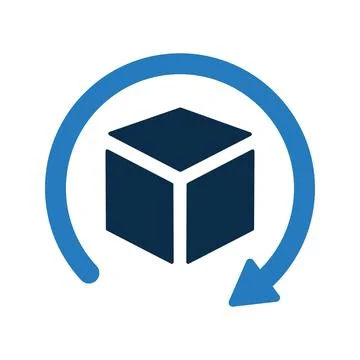 Order, product, return icon. Stock Photos