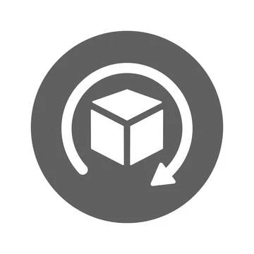 Order, product, return icon. Stock Photos