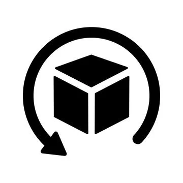Order, product, return icon. Stock Photos