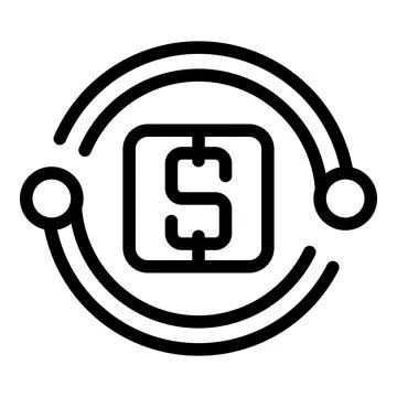 Order refund icon outline vector. Service delivery Stock Illustration
