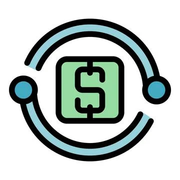 Order refund icon vector flat Illustration
