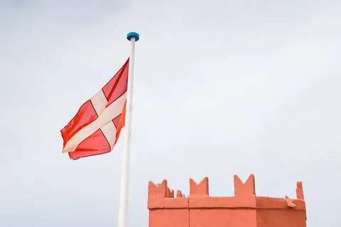 Order of St John flag Stock Photos