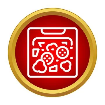Ordering healthy food online using a mobile application Stock Illustration