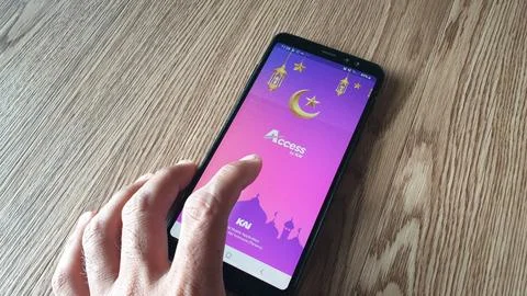Ordering  tickets through digital on the application via KAI ACCESS Stock Photos