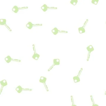 Ordinary house key glyph vector seamless pattern イラスト素材
