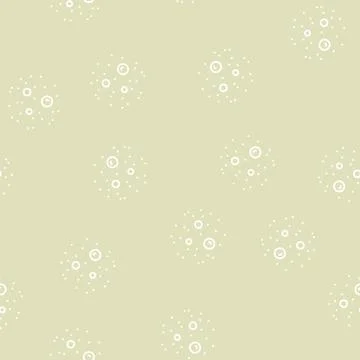 Ordinary mole line seamless pattern Stock Illustration