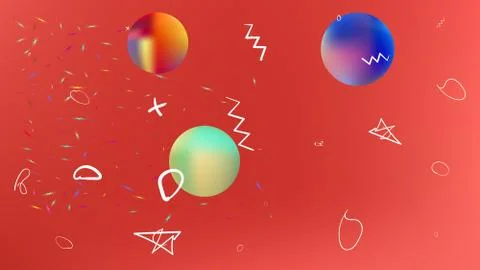 Ordinary space background fantasy. Stock Illustration