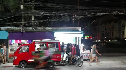Ordinary thai shop Stock Footage 10561262